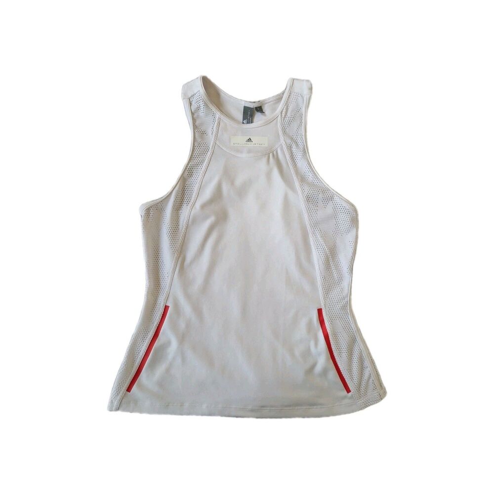 Adidas Stella McCartney Barricade Tank  Workout Top Women's Size Large White